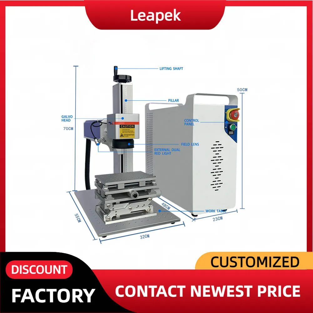 

Jpt Mopa 60W Jewellery Tools 100 Watts Fiber Laser Engraving Marking Machine 3D Laser Printing Machines for Shoes