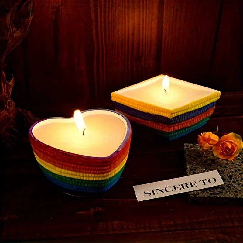 

Силиконовые формы для глиняных чаш в форме сердца и подсвечников из глиняных чаш в форме ромба, подходят для комплектов для литья из смолы, дома или