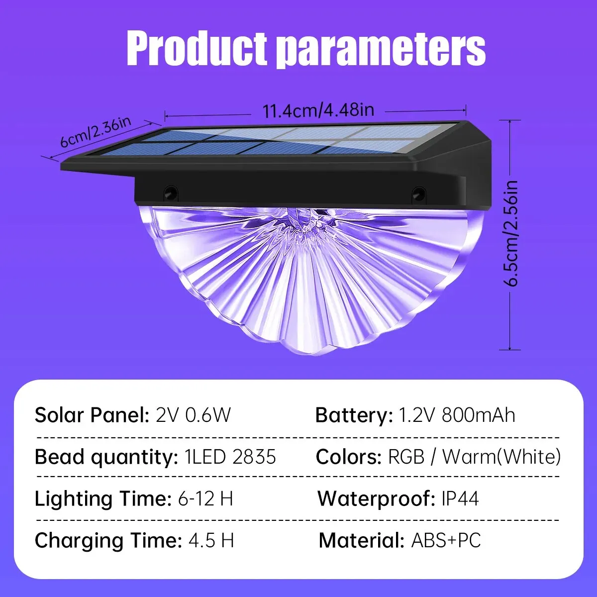 Solarne oświetlenie pokładowe Zewnętrzne wodoodporne światła LED do patio Schody Podwórko Ścieżka ogrodowa Krok i ogrodzenia Ciepła biel / zmiana koloru — zdjęcie 4