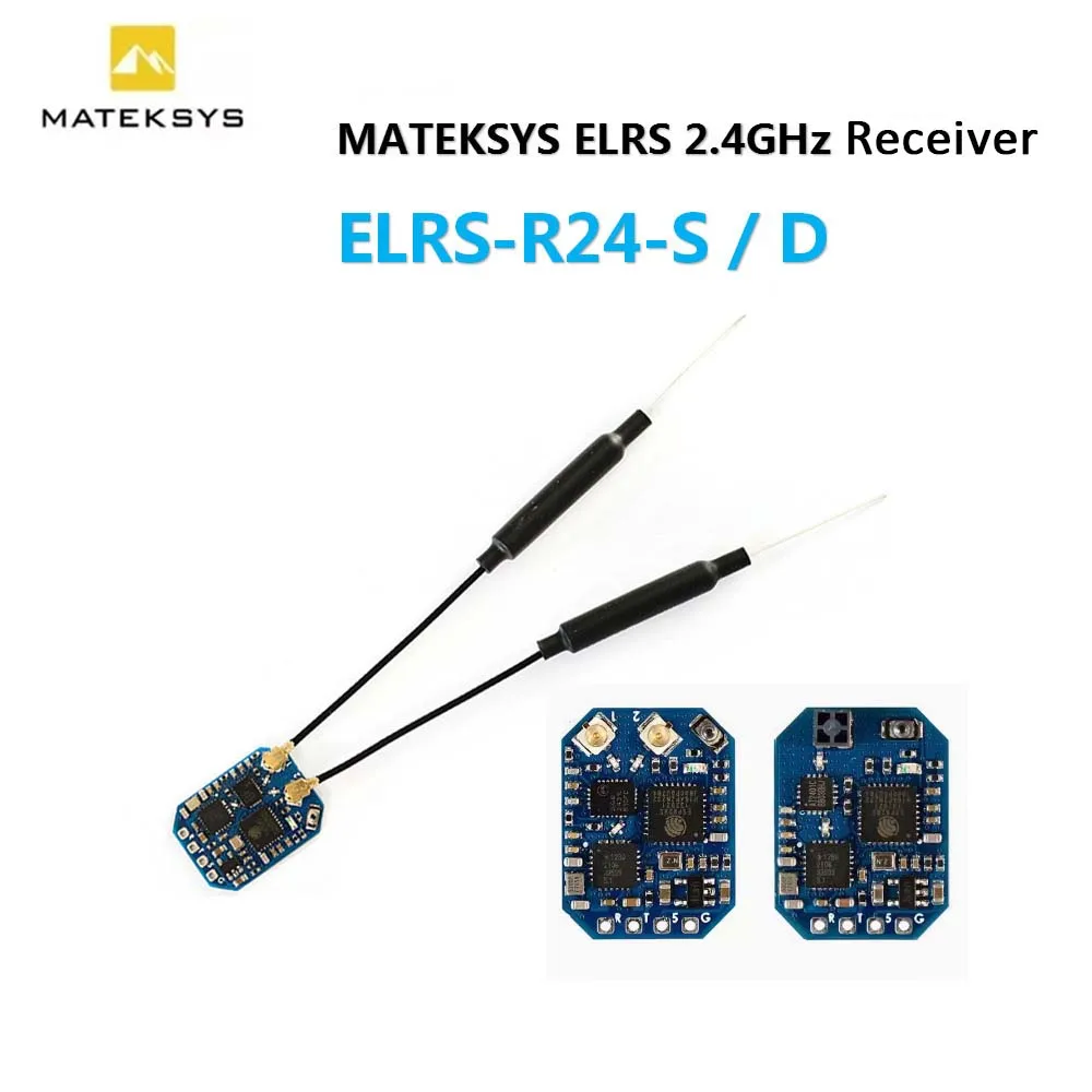 

Высокопроизводительный приемник MATEK EXPRESSLRS 2,4 ГГц ELRS-R24-D/ELES-R24-S для RC FPV Racing Freestyle Nano Micro Drones БПЛА