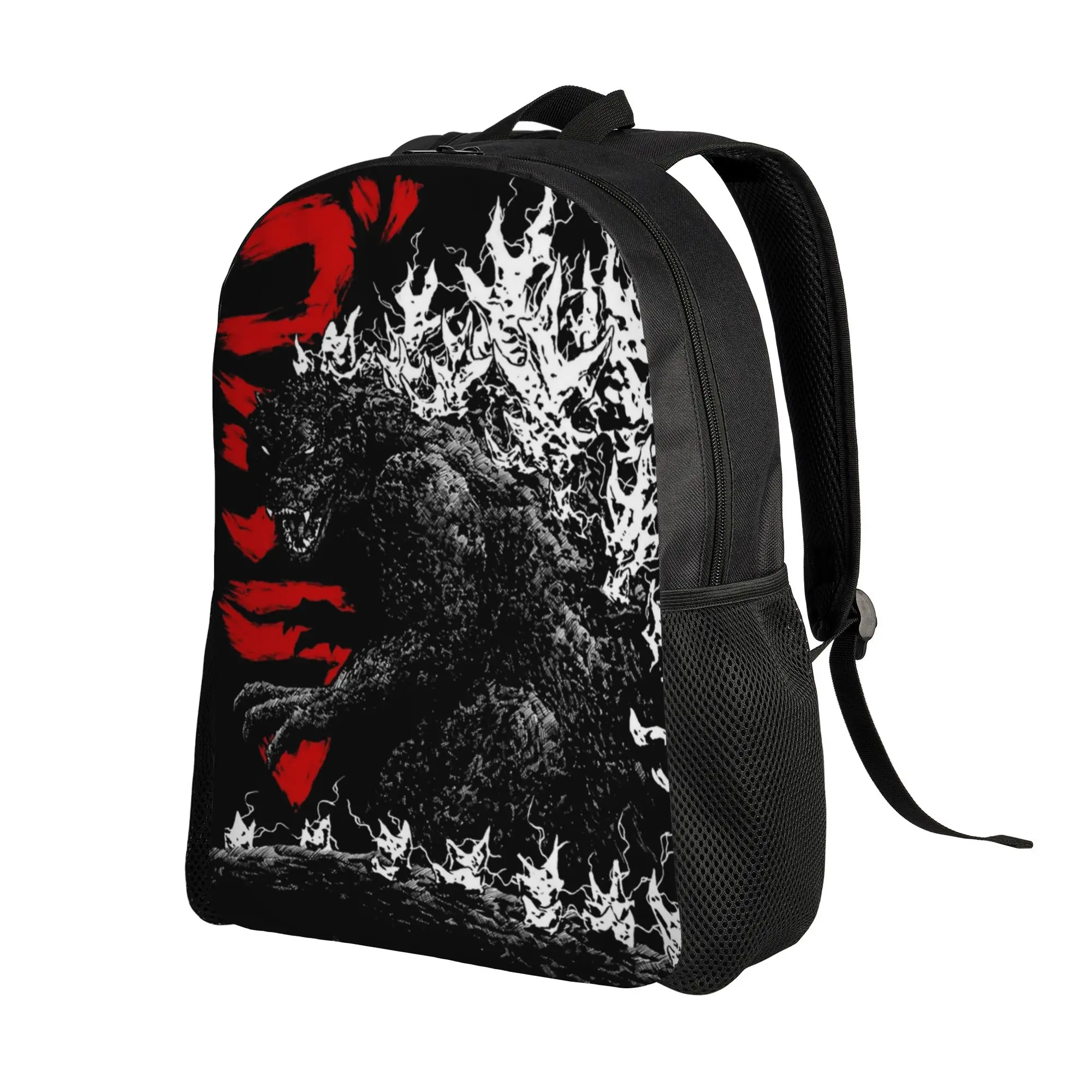 1Piece Angry Roar New School Year Handbag Godzilla College Student  Backpack