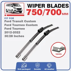 For Ford Transit Custom Tourneo 2012-2022 Front Windshield Wiper Blades Windscreen Window Brushes Refills Accessories 30