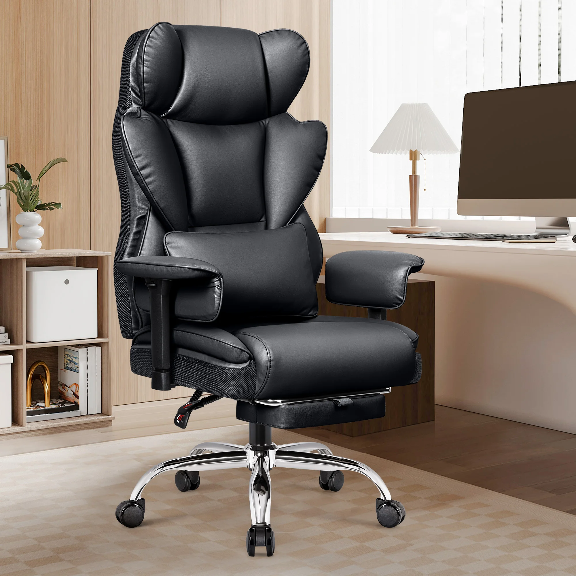KERDOM Big and Tall Gaming Cha - Gaming Chair Lumbar Pillow review and price