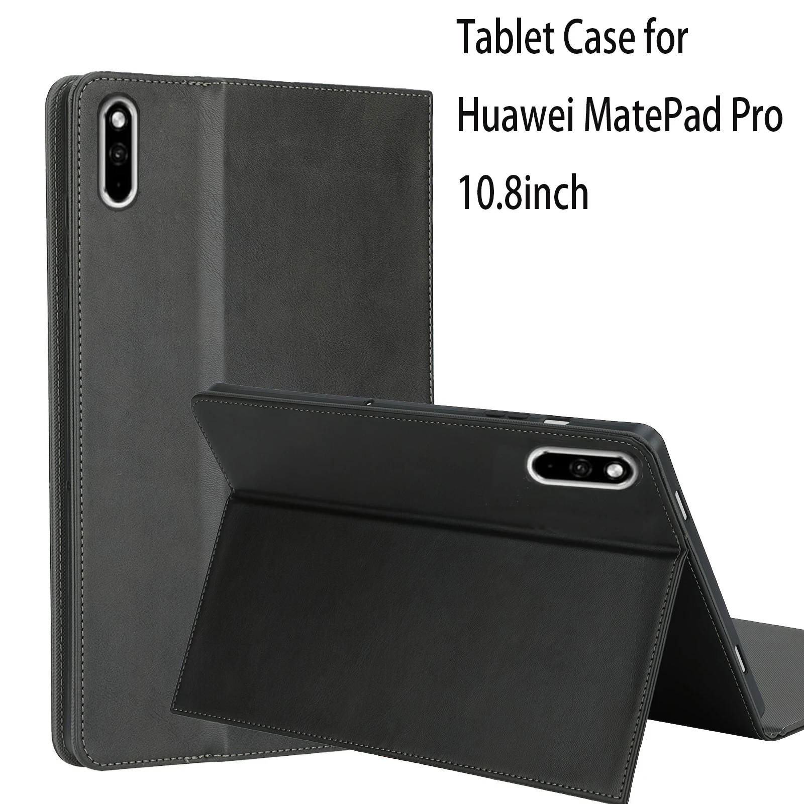 Tablet Case for Huawei MatePad Pro 10.8  Protective Cover Kickstand Function Shockproof (PU leather TPU Cover)