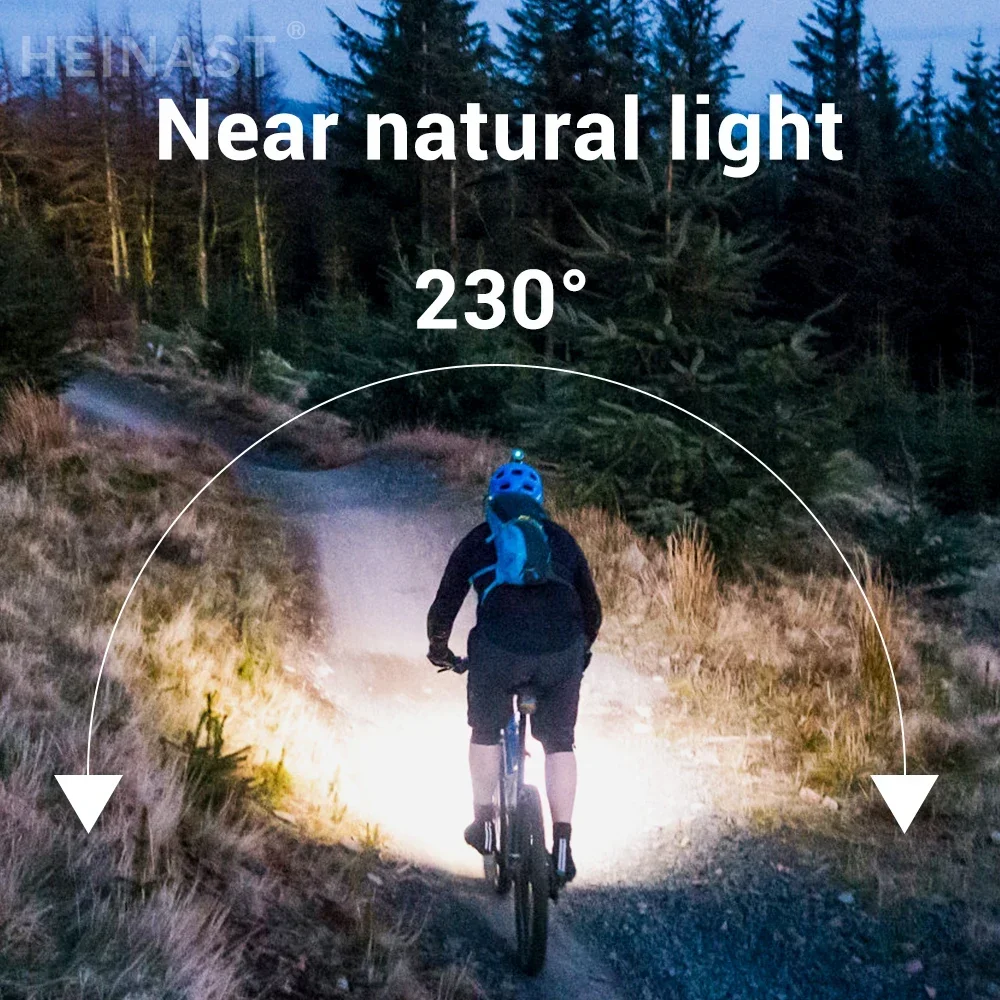 1-10 قطعة LED الاستشعار كشافات المدمج في بطارية USB قابلة للشحن رئيس مصباح يدوي المصباح رئيس الشعلة التخييم الصيد كشاف بحث