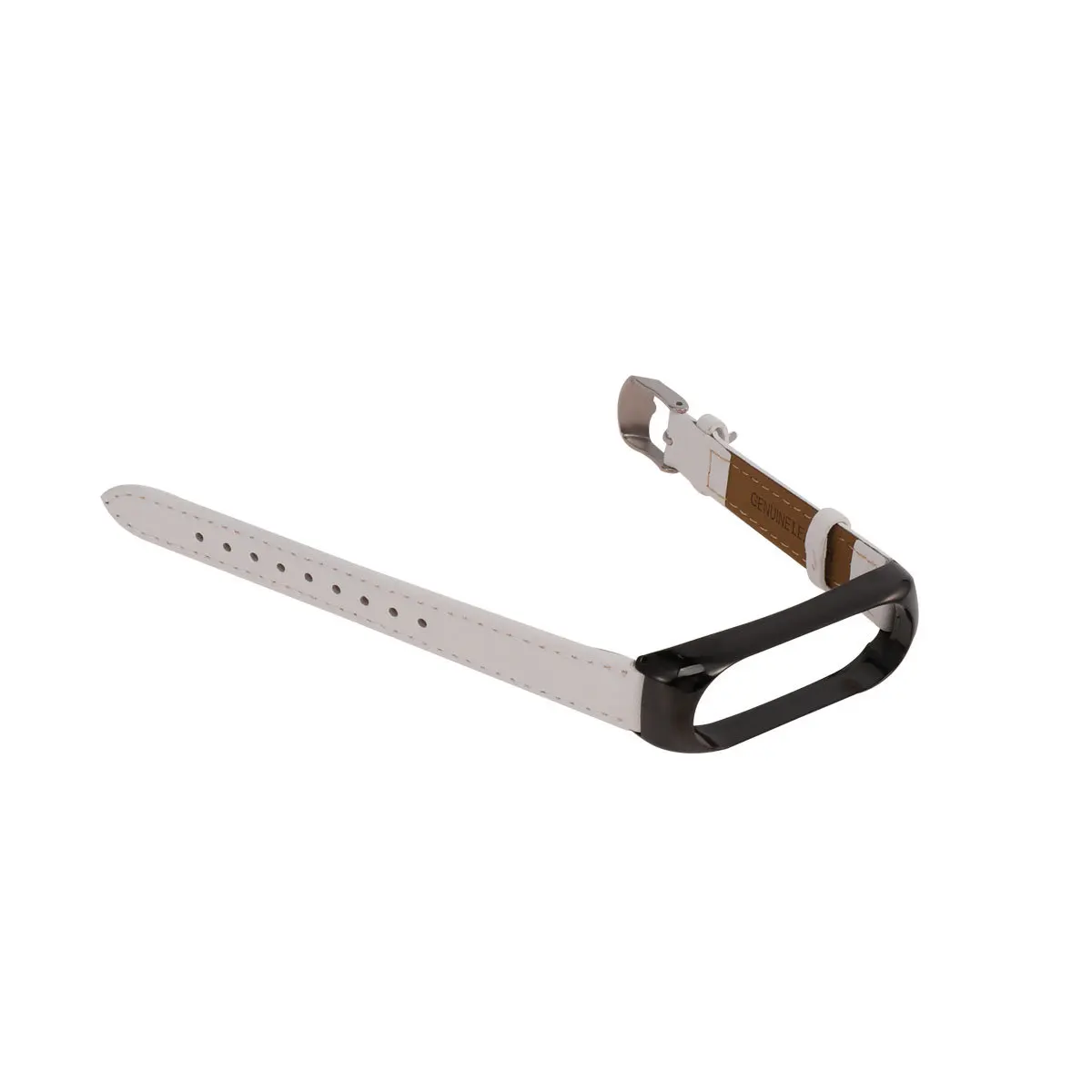

Alloy Replacement Watch Strap For Mi 4 Cowhide Band Comfortable Ergonomic Design Seamless Stitching Compatible With Xiaomi Smart