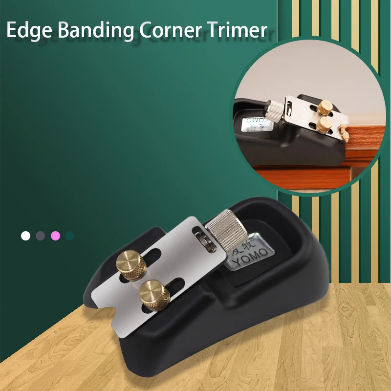 PVC  Edge Corner Planer Manual Planer Wood Chamfering Fillet Scraper Board Deburring Woodworking Tool Edge Banding Arc Trimmer