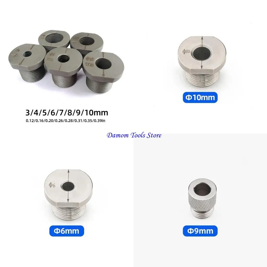 57BE Drilling Sleeve Drill Bushing Adapter for Woodworking Hole Drilling Round Dowel Locator Carpenter Tool Accessory