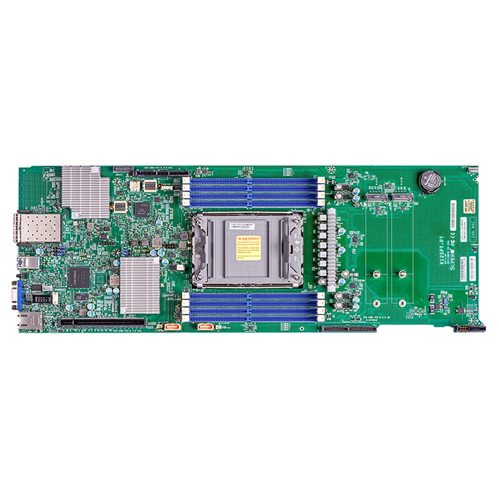 LGA-4189 슈퍼마이크로 서버 마더보드 X12SPT-PT, 2TB 3DS DDR4-3200MHz C621A 6XSATA 3