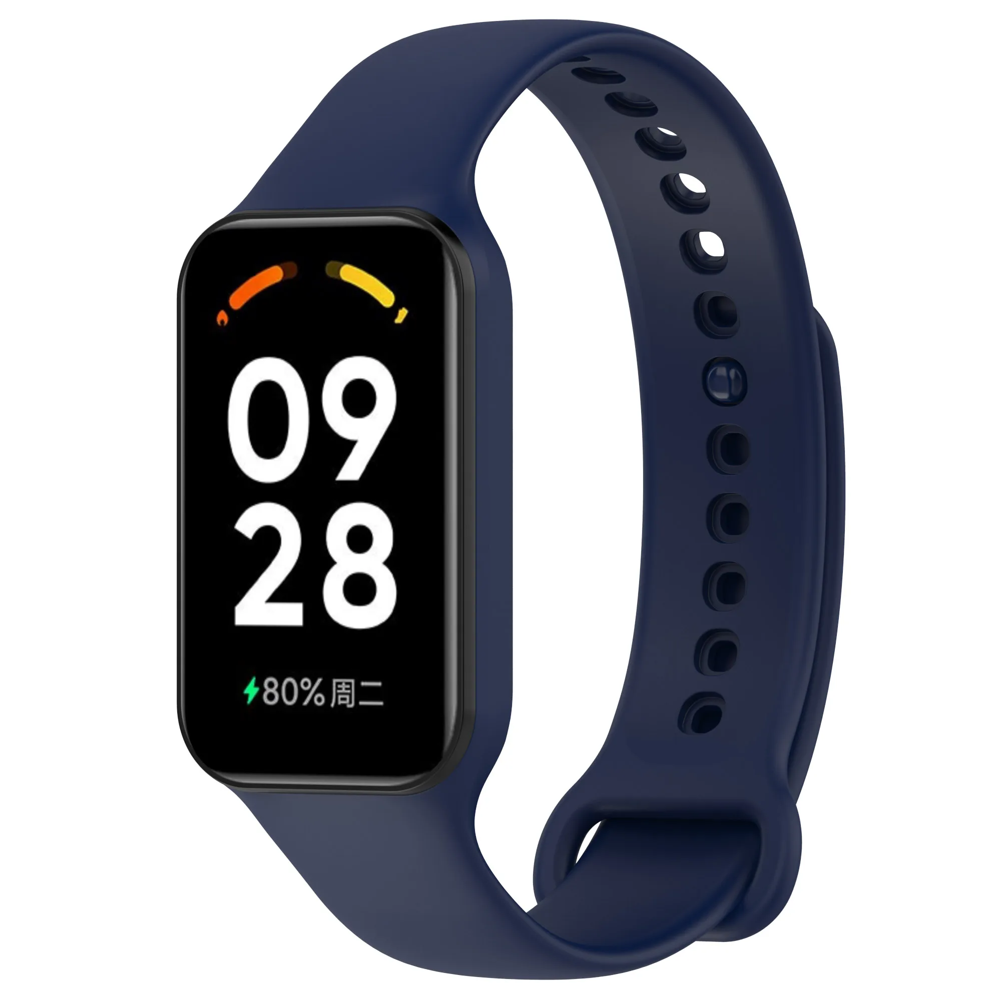 Silikonarmband für Redmi Smart Band 2 / Xiaomi Band 8 Active, Ersatz-Sportarmband, Armband, Correa-Armband – Detail 18