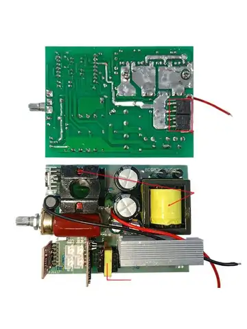 Small 350W Full Power 12V to 600V Inverter Circuit Board Driver Module DC-DC Converter Step-Up Booster Switch Power Supply