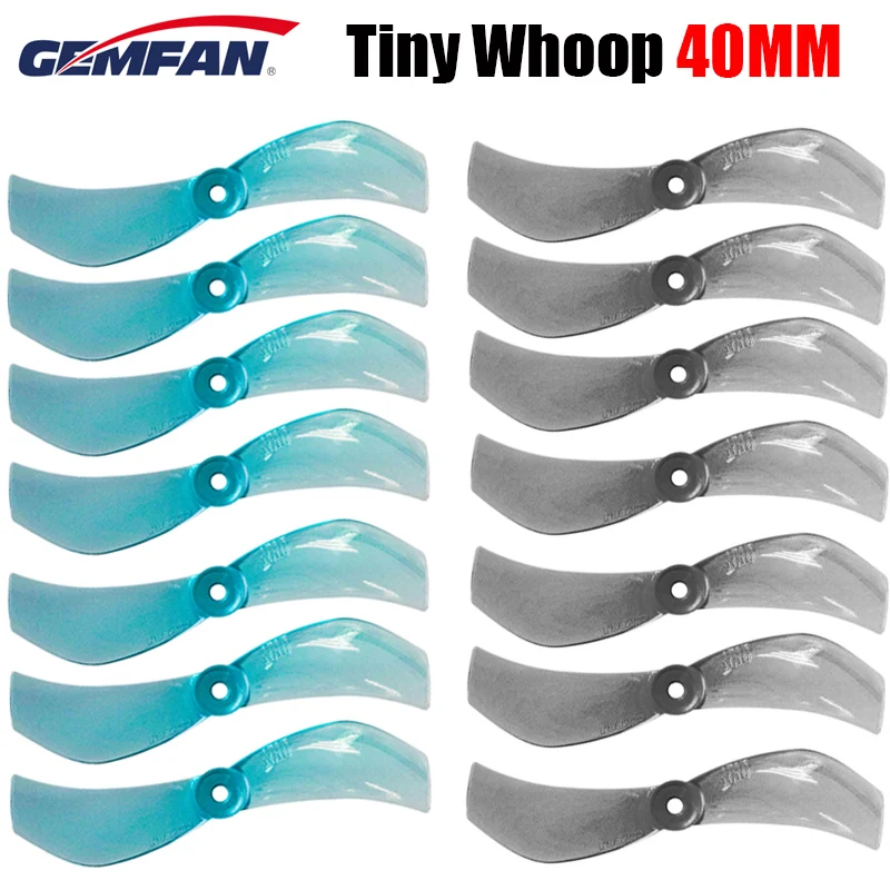 Gemfan 40MM Tahan Lama 1610 Baling-Baling PC 2-Blade 1Mm 1.5Mm untuk RC FPV Balap Gaya Bebas Tinywhoop Bagian DIY Pengganti Drone Mikro