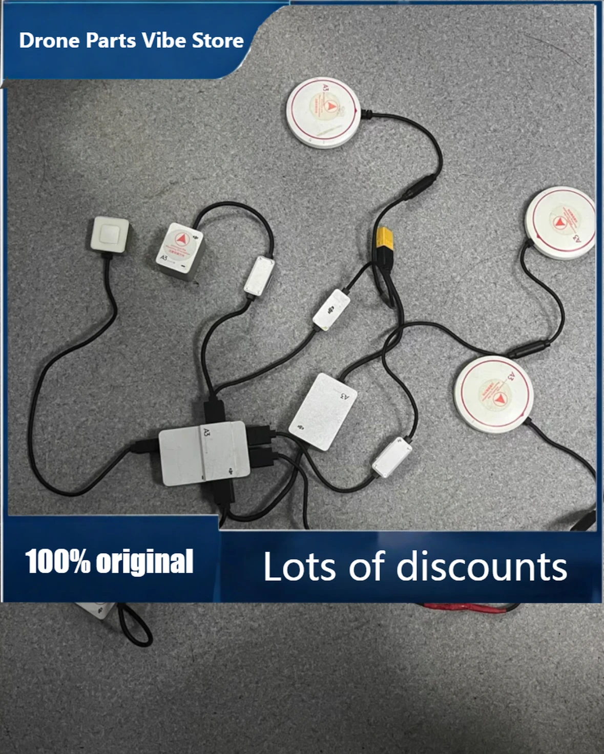 

Fy90% new A3 PRO FLIGHT CONTROLLER full set With 3pcs IMUs and GNSS GPS unitsSuit for DJI RC drone supports D-RTK