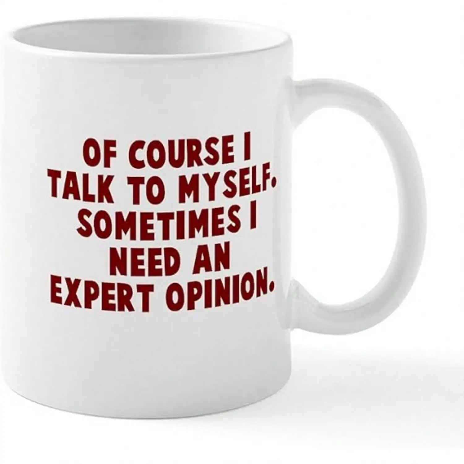 CafePress Expert Opinion Mug 11Oz Ceramic Coffee Mug Customized printed mugs for family drinking water