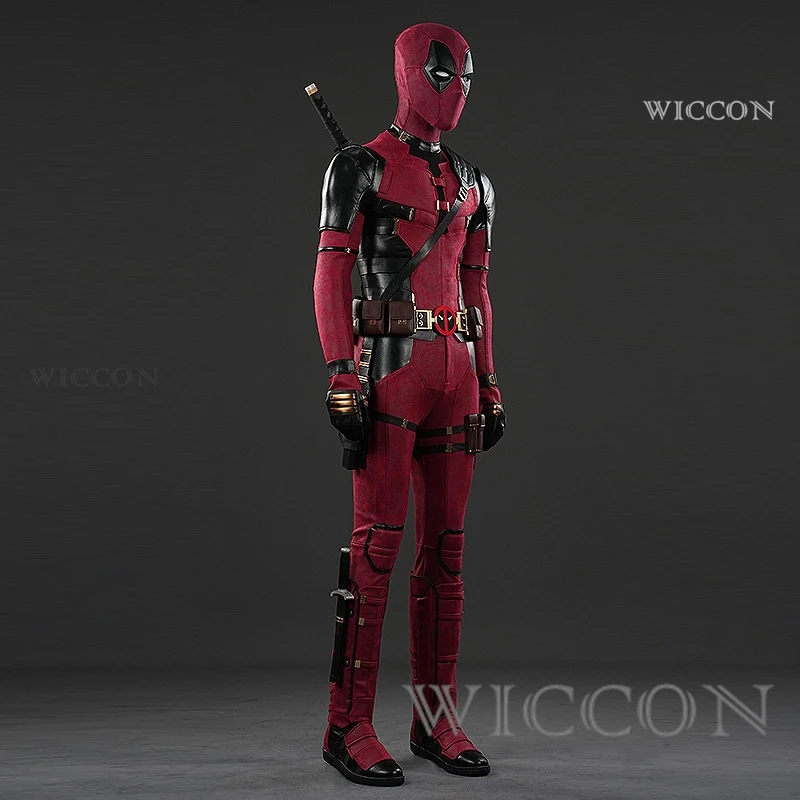 Deadpool 3 Cosplay Costume masque combinaison ceinture Halloween fête Costume tenue