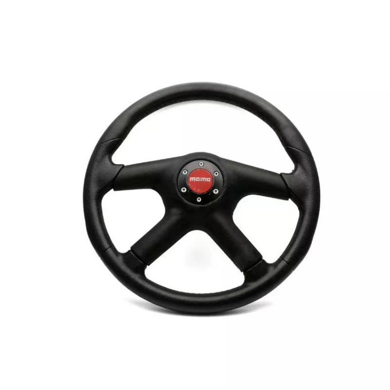 Universal steering wheel 350mm(14inches) PU leather racing Aluminum Frame steering wheel