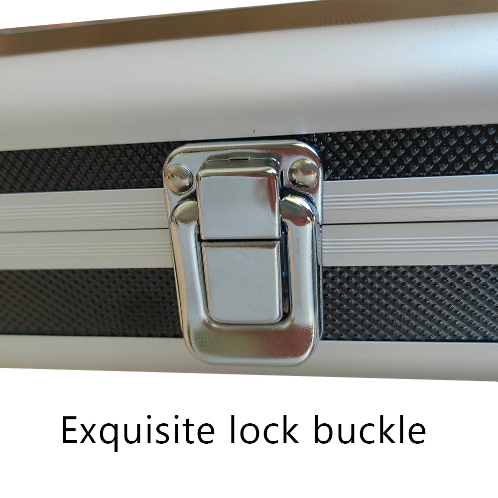 Aluminum Tool Box Large Waterproof Hard Carry Case Bag Portable Instrument Toolbox Organizer Hardware Tool Storage Box Tool Case