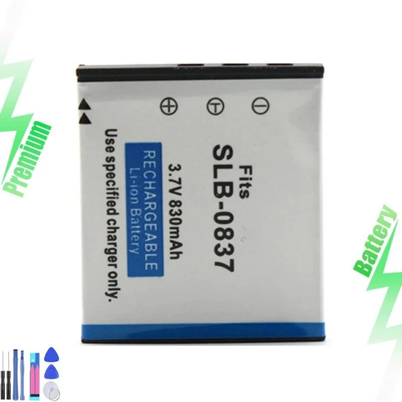 

SBL-0837 3.7V 830mAh battery for digital cameras -