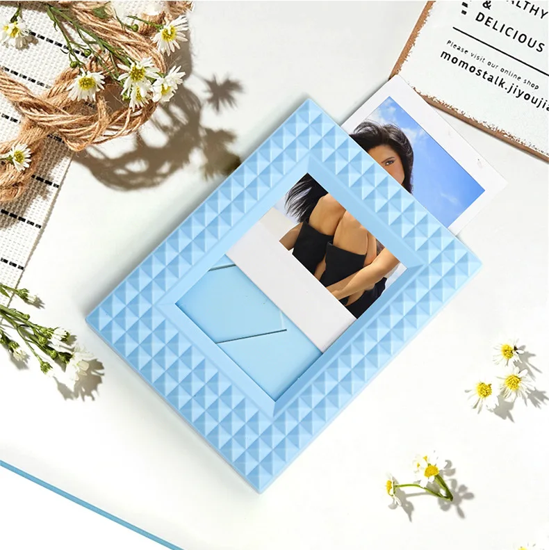 Paku Keling Dopamin Bingkai Foto Vertikal Warna Mini 3 Inci Bintang Foto untuk Kamera Fujifilm Instax Mini 11 12 9 8 12 25 50S