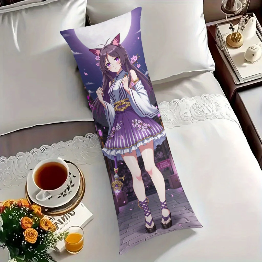 Full Body Support Pillow, Digital Print Breathable and Comfortable Polyester Fiber, Suitable for Side Sleepers, Back Sleepers, a