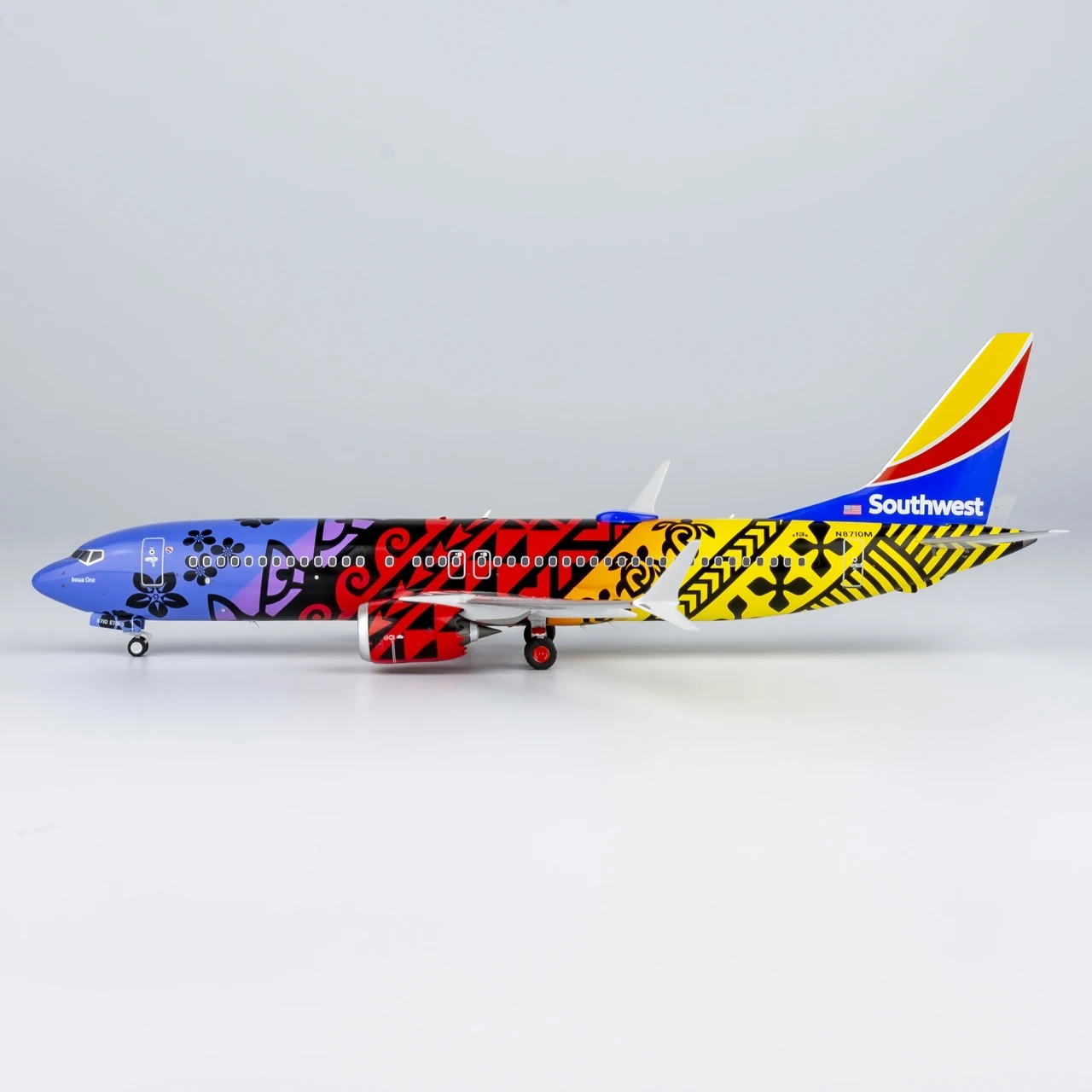 92001 Alloy Collectible Plane Gift NG Model 1:200 Southwest Airlines Boeing B737 MAX8 Diecast Aircraft Jet Model N8710M