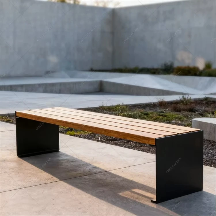 

Outdoor Bench Chair for Home Patio Leisure or Park-Multi-Use Steel Furniture