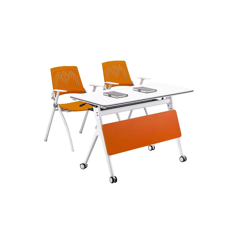 

Office furniture desk folding training partition conference table round modern folding table
