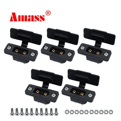 Amass XT90E-M XT90e Drone Mountable XT90E Female Plug Connector with Screws for RC Drone Aircraft FPV Racing Drone XT90E-M