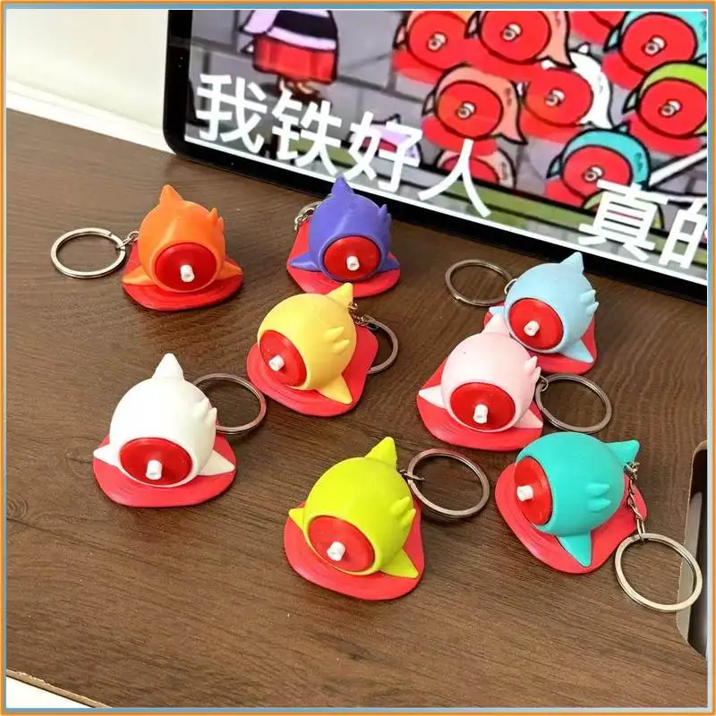 

Goose Goose Duck Chicken Leg Keychain 3d Duck Figure Couple Car & Bag Pendant Small Gift Game Merchandise