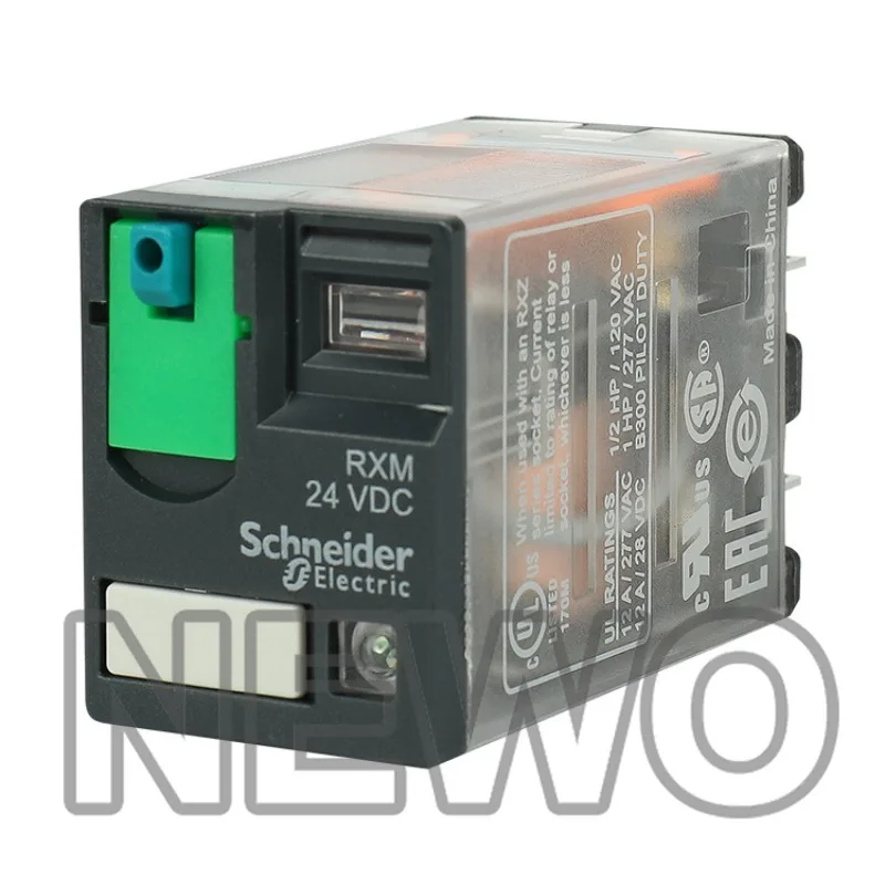 Original Schneider Device RXM2AB2BD RXM2AB2P7 RXM2AB2B7 RXM2AB2F7 RXM2AB2JD RXM2AB2ED RXZE1M2C RXZE2S108M Small Relay