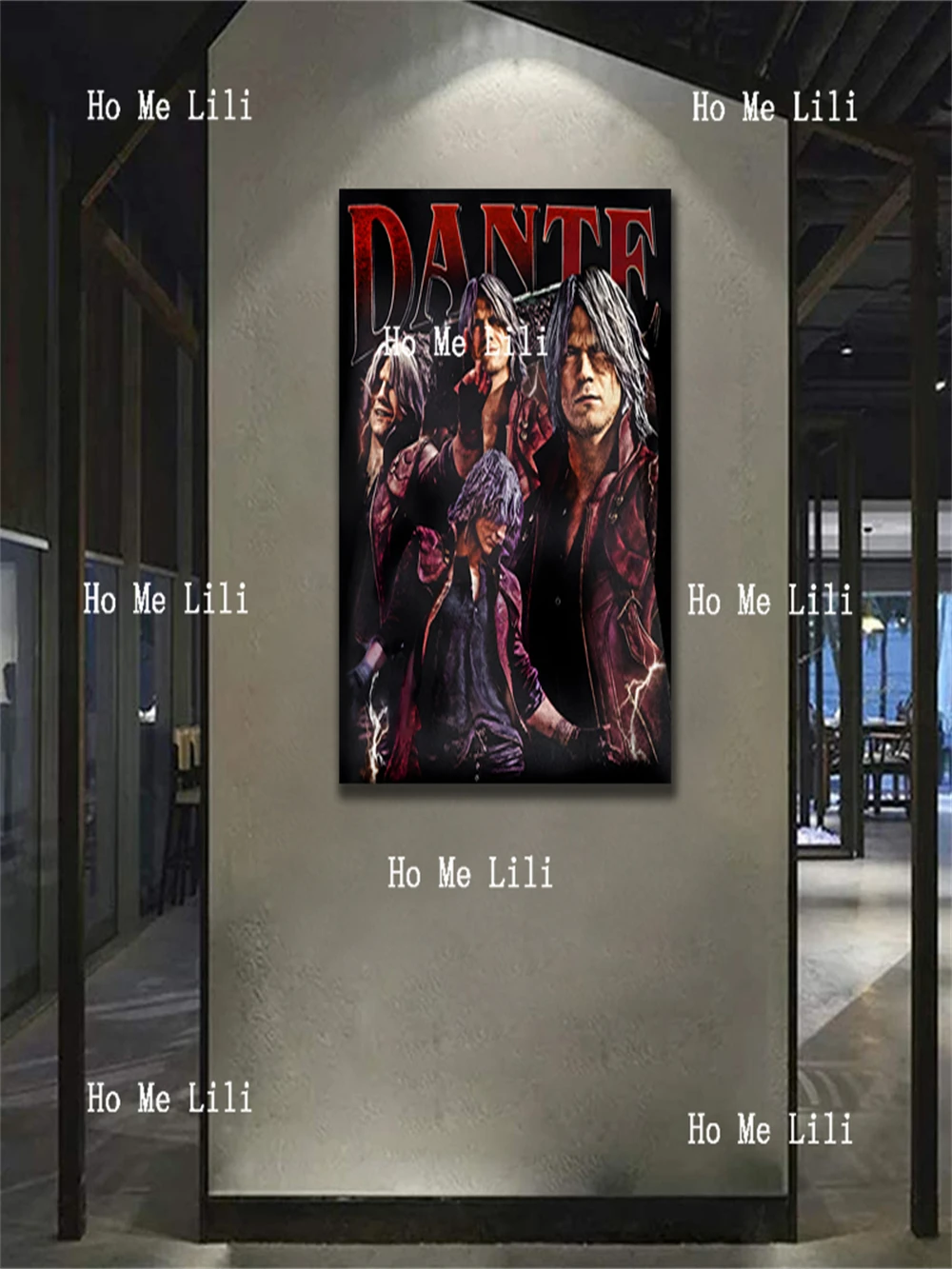 Limited Dante Action Game Vintage Gift Canvas Wall Art For Livingroom Decor Oil Painting