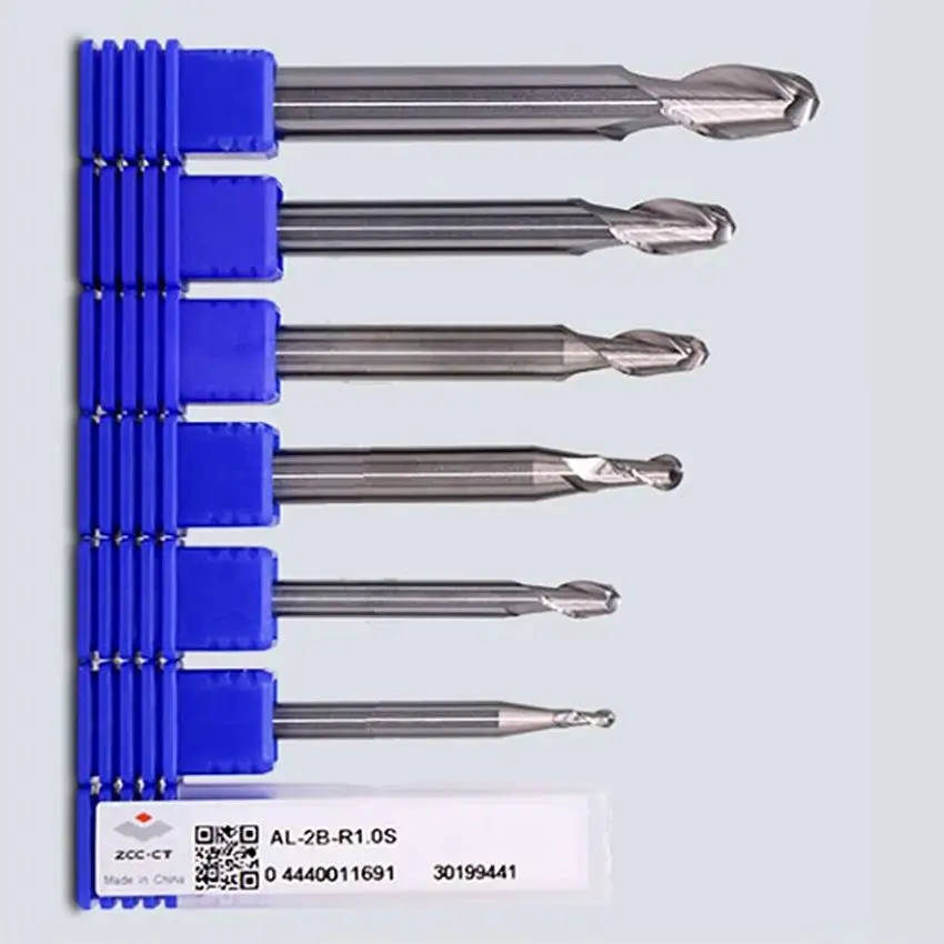 

AL-2B-R6.0 AL-2B ZCC.CT Твердосплавная концевая фреза из вольфрамовой стали AL-2B-R6.0 Двусторонняя для алюминия 2T Шариковые концевые фрезы
