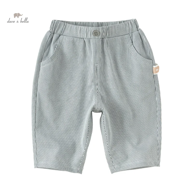 

Детские шорты Dave Bella для мальчиков, Новинка лета 2024, повседневные модные укороченные штаны, полосатые хлопковые крутые уличные спортивные DB2248457