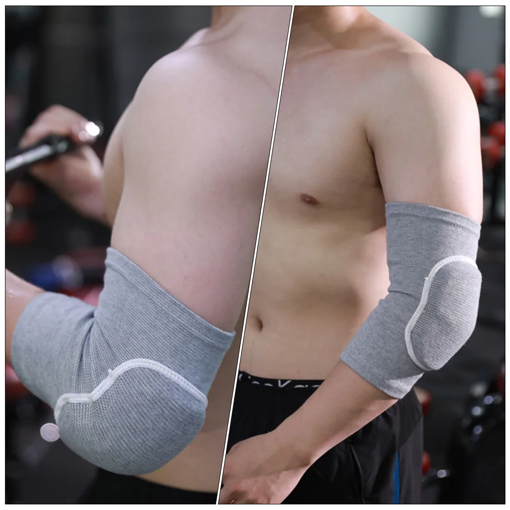 

Elbow Protective Covers Breathable Sleeve Sports Guard Pads Braces Wraps Flexible Ultra Thin Sweat Absorption Non Slip Outdoor