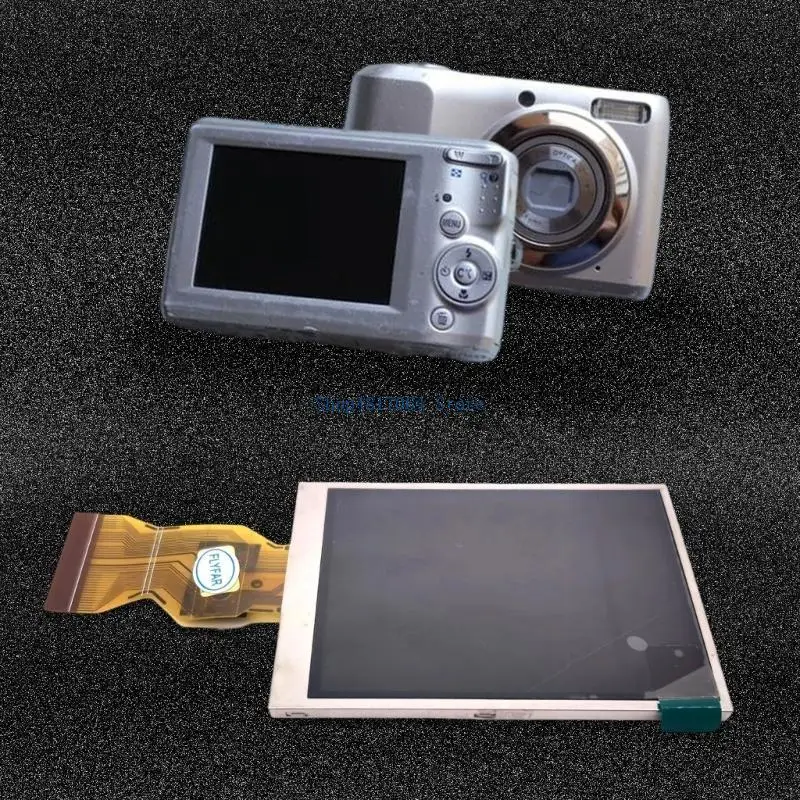 T3LB Clear Camera Display Panel Easy Installation LCD Screen for L19 Digital Camera Replacement Repair Accessory
