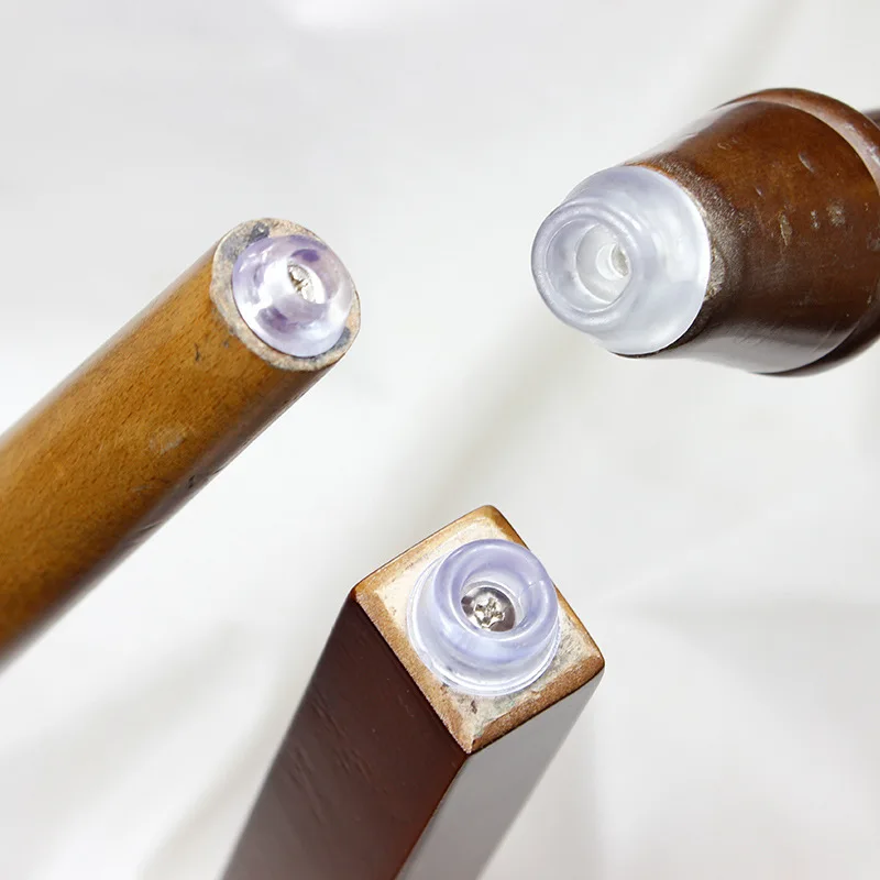 100/4pcs เก้าอี้ขา Pads ซิลิโคนป้องกันเฟอร์นิเจอร์ฝาครอบสวมใส่ตู้ด้านล่างเคล็ดลับปะเก็น