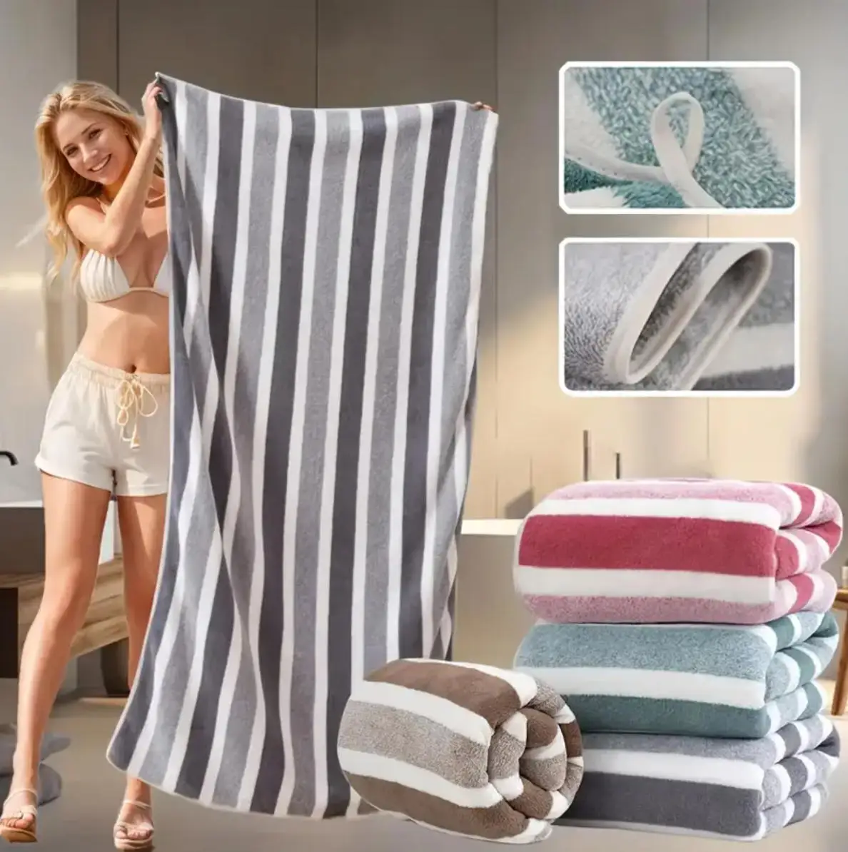 Thumbnail 2 - #30 Latest Bath Towel Sets Offers