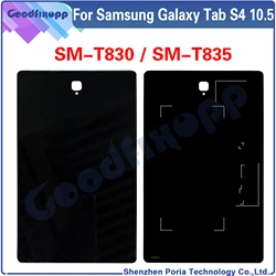 10.5 inch Cover For Samsung Galaxy Tab S4 10.5 SM-T830 SM-T835 T830 T835 Back Battery Cover Door Housing Case Rear Cover Replace