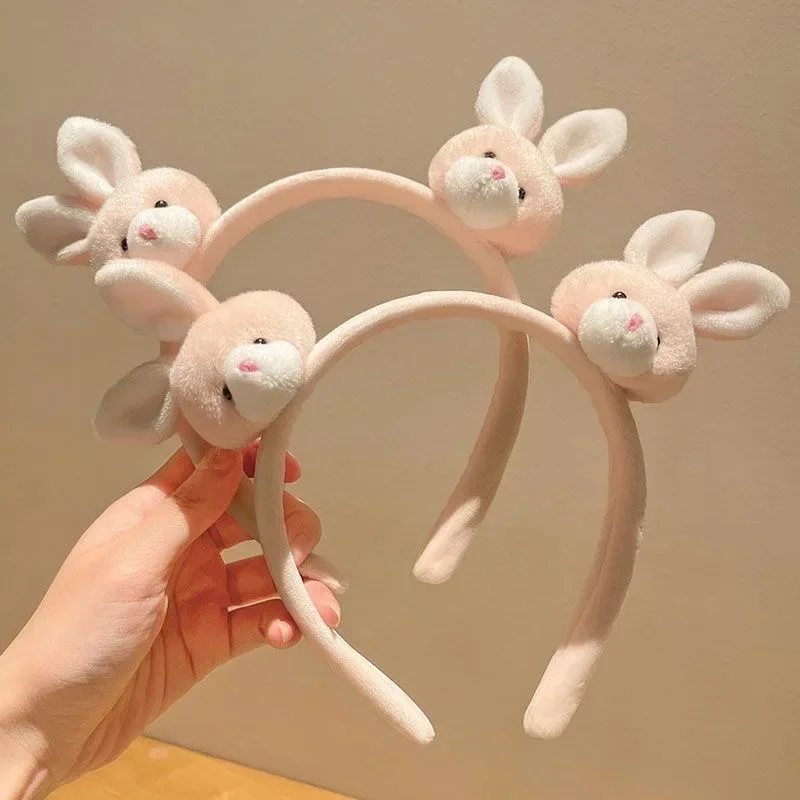 

Autumn and Winter Kids' Lovely Bunny Headband Cartoon Non-slip Hair Accessories for Girls Children's Cartoon Rabbit Hairband