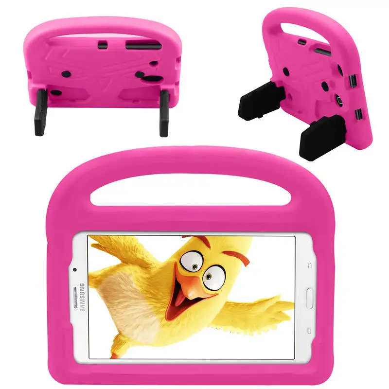 Funda con soporte y mango de espuma EVA para niños, funda para Samsung Galaxy Tab A 8,0 2017 T380 SM-T380 T385 T377 T378 T387 Tab 4 8,0 T330 T331 # S