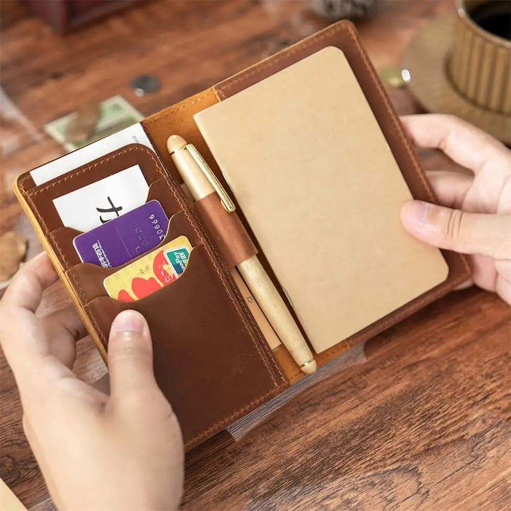 Genuine Leather Notebook Handmade DIY Note Book Retro Durable Planner