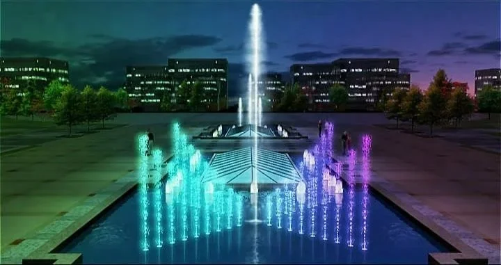 Mini bunte Multimedia-Musik tanzen Wasser brunnen