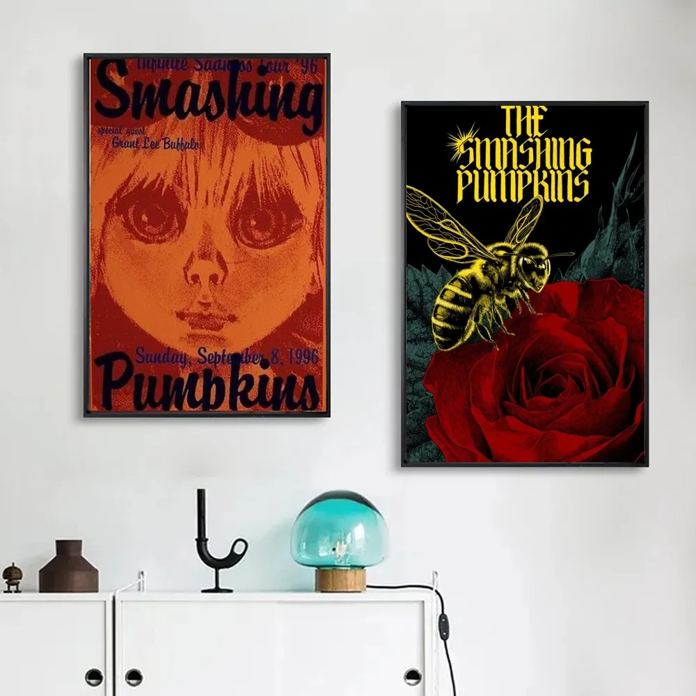 1pc The Smashing Pumpkins Poster Poster Art Print Bar Living Room Furniture Decor