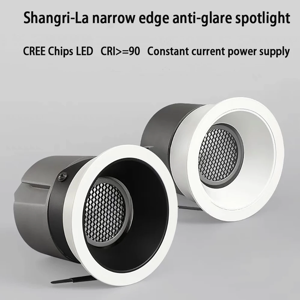 

Прожектор светодиода CREE AC85-265V 5W 7W 12W 18W CREE COB LEDs черный и белый прожектор высокого качества с гарантией 3 года