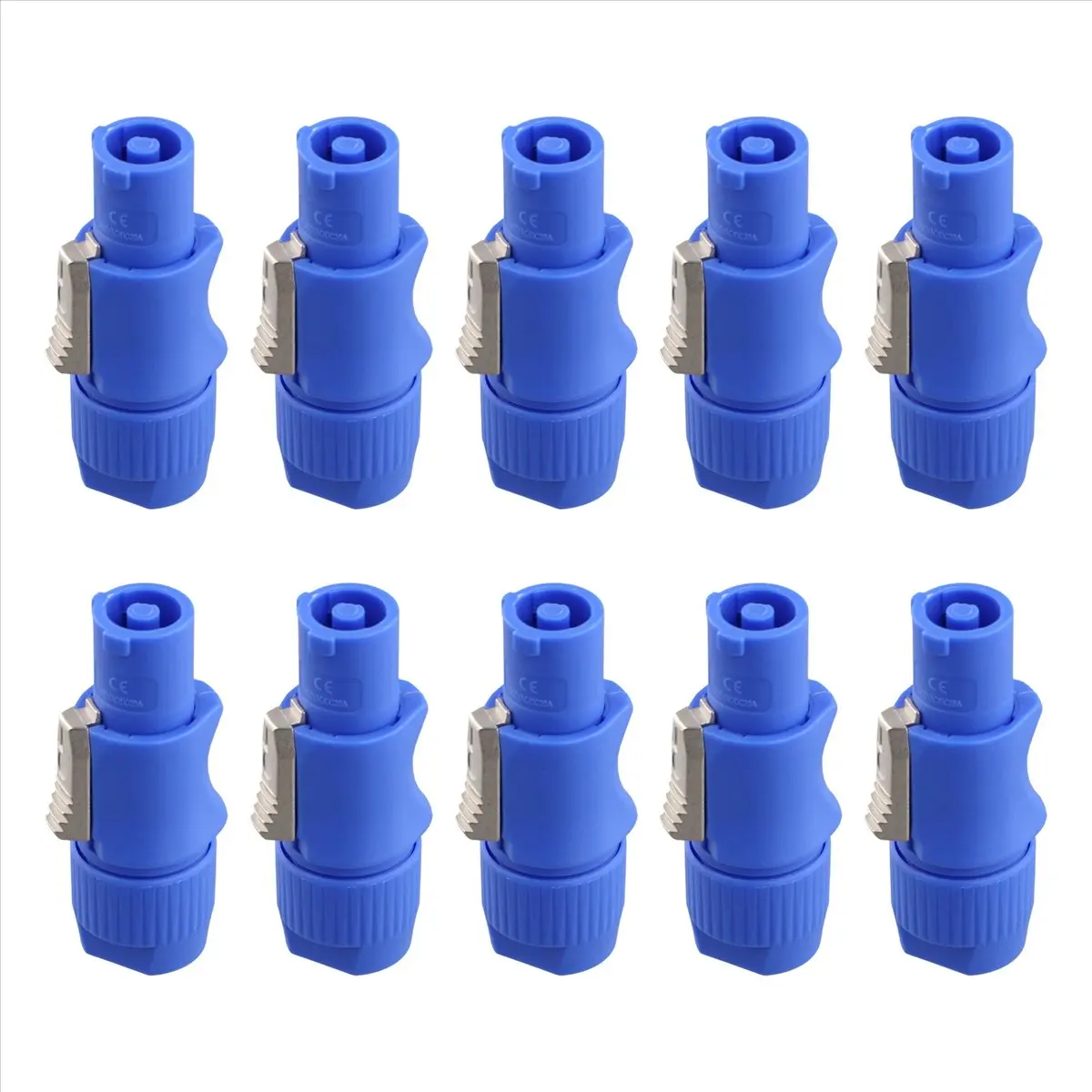 ABAN 10Pcs 3 PIN Male Powercon Connector Signal Input Jack for Beam Light Stage Light Power Input