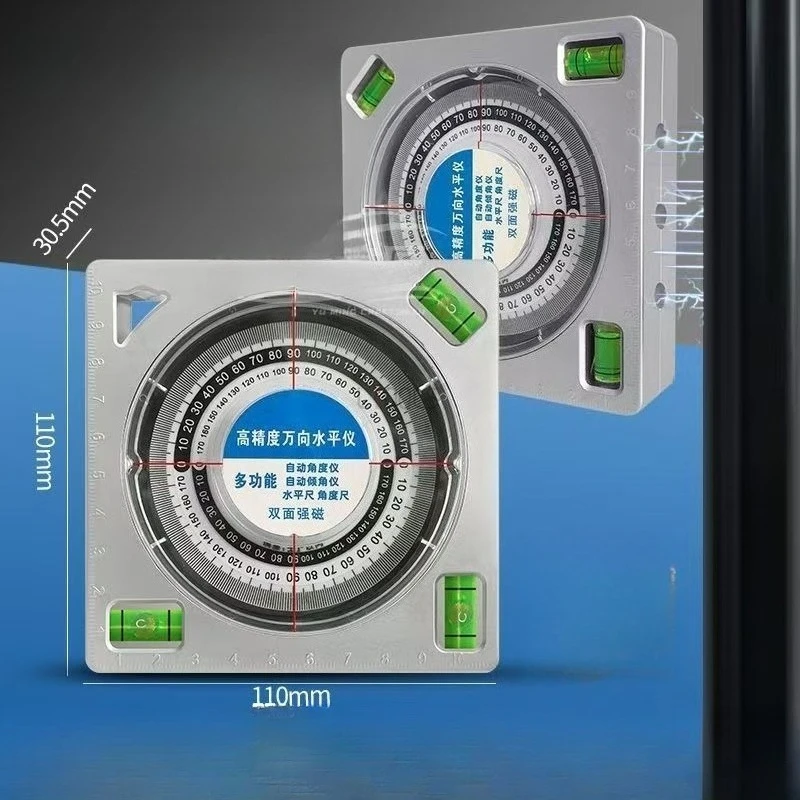 

Многофункциональный инклинометр, измеритель угла наклона, высокоточный универсальный угломер, магнитный транспортир, инструмент для измерения углов