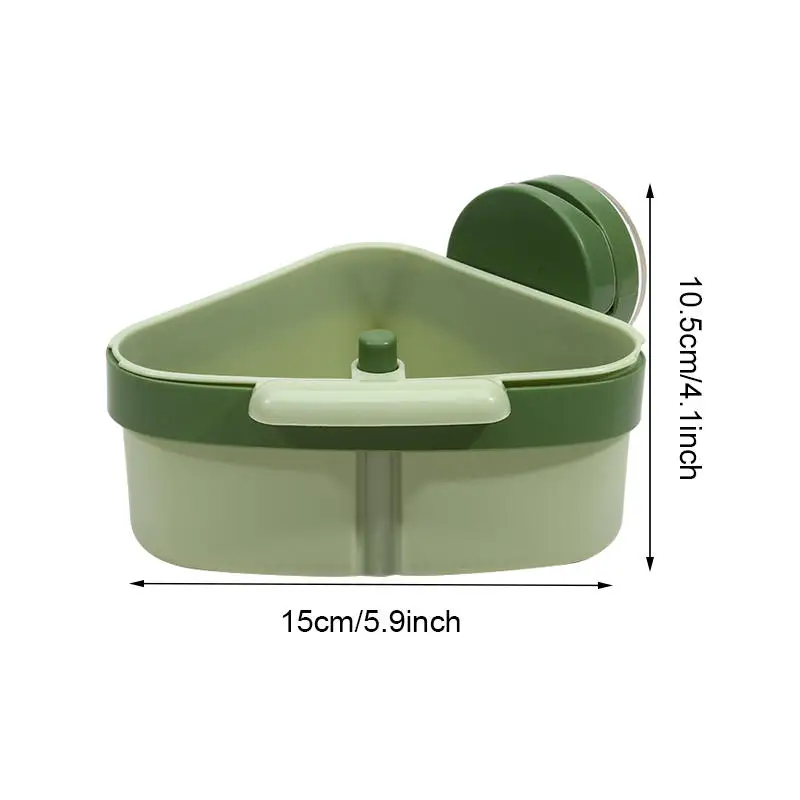 Suction Cup Sink Strainer Basket  Hands Food Residue Filter Dry - Wet Separation Kitchen Storage Organizer residue filter basket