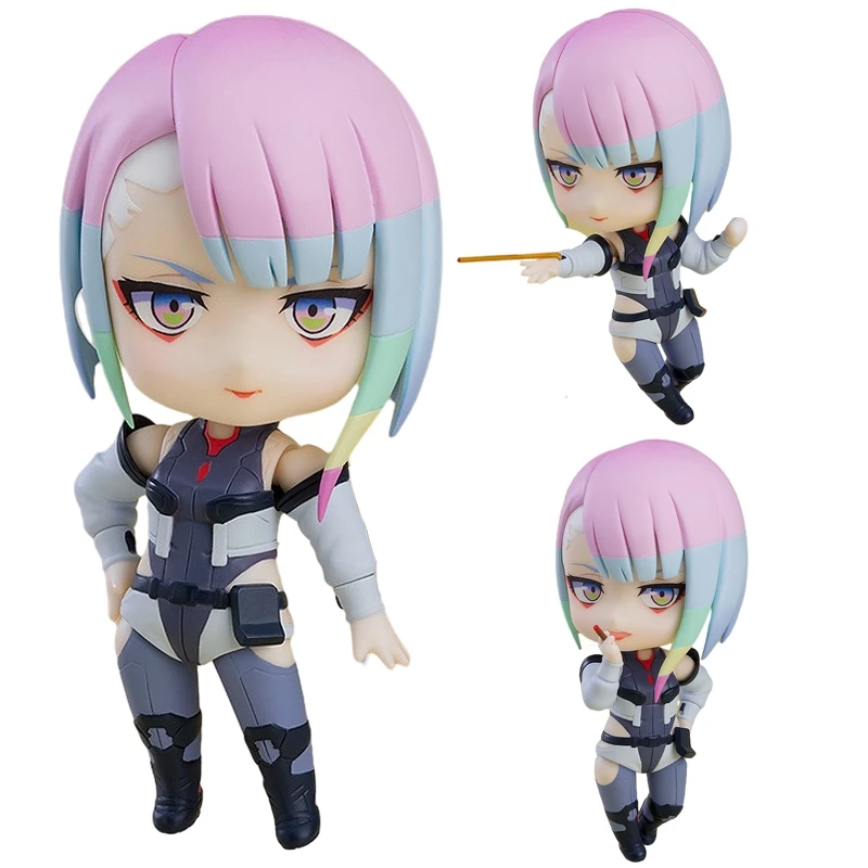 10cm Cyberpunk：Edgerunners Anime Figure #2109 Super Hacker Lucy Action Figure David Martinez Figurine Collection Model Doll Toys