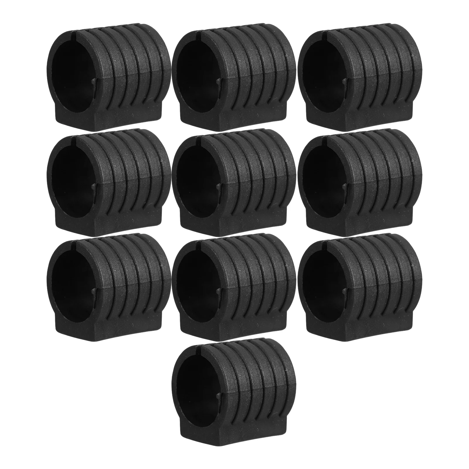 

10Pcs Bow Design Chair Leg Protectors 19Mm U-Shape Plastic Tubing Caps Floor Gliders Noise Reduction for Wood Floors Chairs