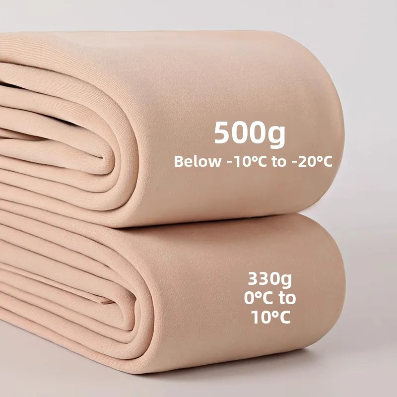 

Женские утепленные флисом теплые леггинсы для осени и зимы, эффект голой кожи, длинные брюки, хлопковые колготки